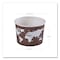 Eco-Products World Art Renewable and Compostable Food Container, 8 oz, 3.04 Diameter x 2.3h, Brown, Paper, PK1000 EP-BSC8-WA - alternate 8
